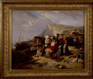 Le Barbier Du Pays De Caux — Hippolyte Bellangé