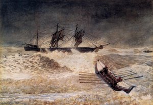 Wreck Of The Iron Crown — Winslow Homer