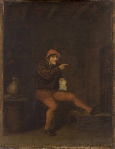 Interior With Two Figures — Philips De Koninck