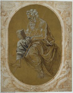 Study For A Reading Apostle Or Evangelist — Lorenzo Di Credi