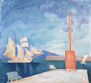 The Harbor Of Kalamata — Konstantinos Parthenis