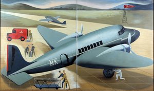 Transporte Aéreo - Avião (air Mail By Plane) — Maria Keil / Fábrica De Cerâmica Viúva Lamego