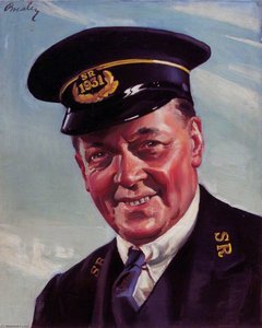 Southern Railway Guard Sunny South Sam (southern Railway Poster Artwork) — William Ramsden Brealey