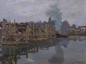 The Bridge Under Repair — Claude Monet