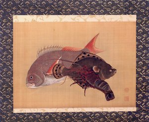 Two Fish And Ise Lobster — Miki Sanryu