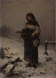 Beggar Under The Snow — Gerolamo Induno