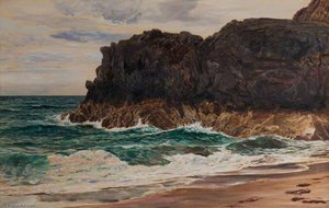 Lighthouse Rock, Llanddwyn — Frederick William Hayes