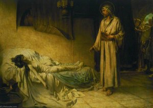 The Raising Of Jairus' Daughter — George Percy Jacomb Hood