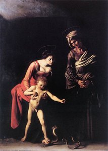 Madonna And Child With St. Anne — Caravaggio