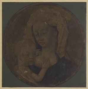 La Vierge Allaitant L'enfant — Robert Campin (master Of Flemalle)