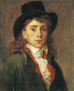 Portrait D'antoine Jean Gros À L'âge De Vingt Ans — Antoine-jean Gros (baron Gros)