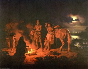 Indian Encampment — Charles Christian Nahl