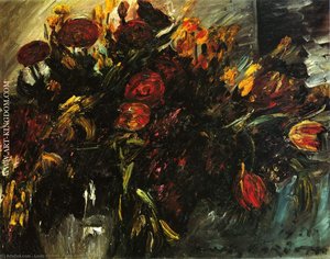 Red And Yellow Tulips — Lovis Corinth