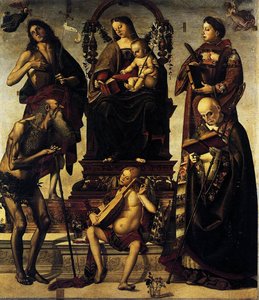 Madonna And Child With Saints — Luca Signorelli