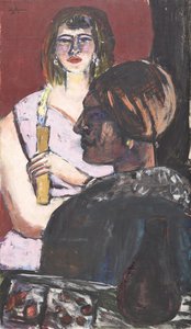 Quappi And Indian — Max Beckmann