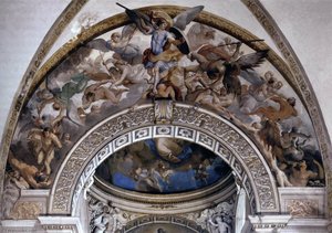 St Michael Flinging The Rebellious Angels Into The Abyss — Domenico Maria Canuti