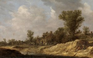 Landscape With Country People — Jan Josephszoon Van Goyen
