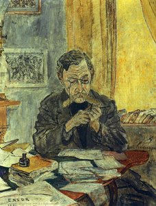 Portrait D' Emile Verhaeren — James Ensor