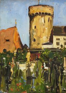 Church Tower — Maud Ireland Button