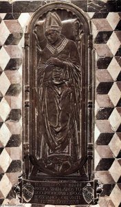 Tombstone Of Bishop Giovanni Pecci — Donatello