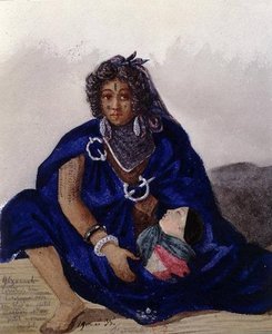 A Sorceress Telling The Future With Corn And Salt In Ghzannah — Theodore Leblanc