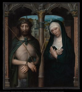 Christ Crowned With Thorns (ecce Homo), And The Mourning Virgin — ადრიან იზენбранტი