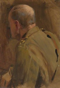 General The Honourable Sir Herbert Alexander Lawrence (1861–1943), Chief Of The General Staff (preparatory Study For 'the Supreme War Council In Session At Versailles On 3rd July 1918') — Herbert Arnould Olivier