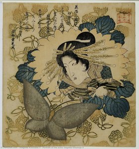 Portrait Of The Actor Segawa Kikunojo V — Утагава Кунісада Ii
