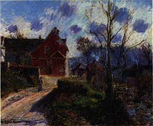The Red Painted House — Gustave Loiseau