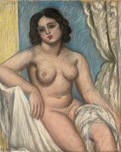 Seated Nude (celia Dennis) — Mark Gertler