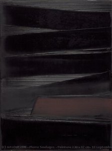 Peinture 130 X 97 Cm, 18 Septembre 1980 — Pierre Soulages