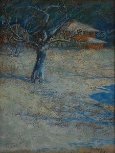 Mary Agnes Yerkes' House, (painting) — Mary Agnes Yerkes