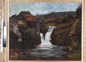 The Mill At Orbe — Gustave Courbet