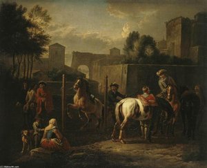 Open-air Manege — Pieter Van Bloemen
