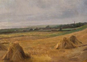 Cornfield, Towards The Gower — Brian Hatton
