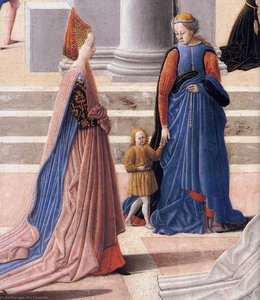 The Birth Of The Virgin (detail) — Fra Carnevale