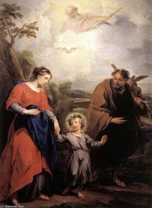 Holy Family And Trinity — Jacob De Wit