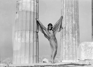 The Hungarian Dancer Nikolska In The Parthenon — Elli Sougioultzoglou-seraidari