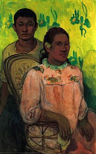 Tahitian Woman And Boy — إوجيني هنري بول غاغو