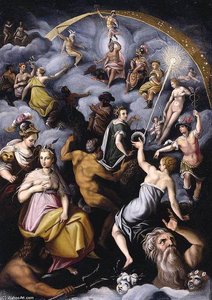 The Assembly Of The Gods — Jacopo Zucchi