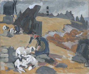 Bergère À Ouessant — Yvonne Jean Haffen