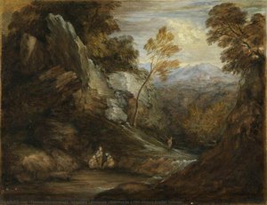 Imaginary Landscape (reworked By A 19th Century English Follower) — Thomas Gainsborough