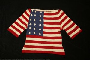 Hand Knitted Stars And Stripes Jumper — Audrey Westley