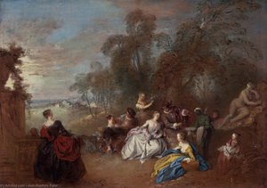 On The Terrace — Jean-baptiste Pater