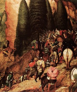 The Conversion Of Saul (detail) — Pieter Bruegel The Elder