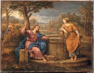 Jésus Et La Samaritaine — Pierre Mignard