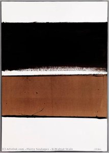 B-walnut Stain — Pierre Soulages