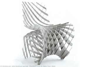 Structural Study For Maker Chair (mesh) — Joris Hendricus Laarman