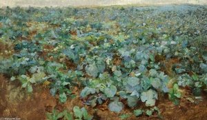 The Turnip Field — Edward William Stott
