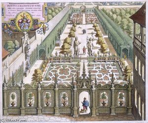 Garden Of Burgermeister Schwind — Matthäus The Younger Merian